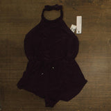 Magicsuit Solids Piper Underwire Halter One Piece Swimsuit Prune Purple 10