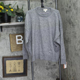 State Of Day Womens Indulge Rest Sweater Pewter Lounge 100188601MS Pewter Gray L