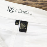 DG2 by Diane Gilman Embroidered Pull-On Exposed Button Jean Ombre Chambray M