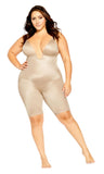 City Chic Womens Plus Size Body Shaper 00212234 Latte Brown 20W