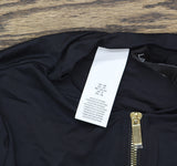 La Blanca Long Sleeve Paddlesuit One Piece Swimsuit LB3ZZ52 Black XS