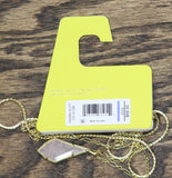 Kendra Scott Multi-Strand Teardrop Pendant Flat Chain Necklace Gold Yellow 22.5"