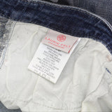 Laurie Felt Classic Weekender Distressed Straight Leg Jeans Vintage Blue 24W