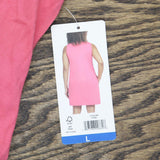 Lands' End Womens Sleeveless Embroidered Dress 1795589 Pink L
