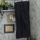 DG2 by Diane Gilman Twill Pull On Straight Leg Elastic Waist Pants Black M