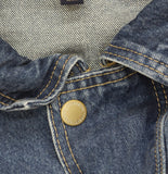 Universal Thread Relaxed Bomber Denim Jacket Trucker Medium Wash Blue 2XL
