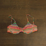 PQ Cali Underwire Bikini Swim Top AMY-1514H Amaya Pink Multi M