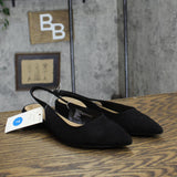 A New Day Womens Elle Slingback Pointed Toe Heels 90972876 Black 7M