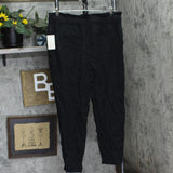 A New Day Womens High-Rise Tapered Ankle Pull-On Joggers 91215403 Black XL