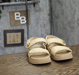 A New Day Womens Tilly Raffia Platform Footbed Sandals 92611752 Tan Brown 7M