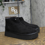 Wild Fable Womens Missy Platform Booties with Memory Foam Insole Black 11M