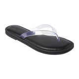 Universal Thread Womens Keilani Thong Flip Flops 93321989 Clear Black 9M