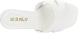 Olivia Miller Women's Sofia Heel Sandals Heels Shoes OMRA-8353 White 6M