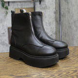 Wild Fable Honor Ankle Combat Platform Boots 94642926 Black 8M