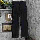 32 Degrees Wide Leg Pants Ribbed Semi-Flare Pants 1752055 Black M