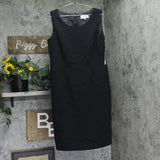 Le Suit Womens Lined Sleeveless Woven Suit Dress Black 12