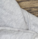 Blogilates Womens Fleece Full Zip Hooded Sweatshirt Gray M