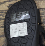 Bearpaw Acacia Microsuede Open Toe Strappy Slide Sandals 91373686 Black 8M