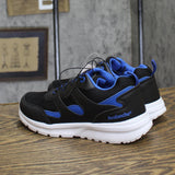 Avalanche Boys Lace Up Low Top Sneakers Black / Blue 13