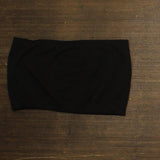 Skinnytees Knit Elastic Bandeau Tube Top 109 Black