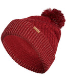 Adidas Twilight II 9" Lurex Ballie Pom Beanie 5149158 Active Maroon Red OSFA