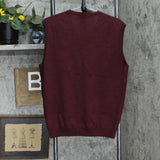 Jos A. Bank Mens Wool Sweater Vest 16705932c402dc Maroon Red L