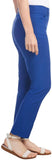 Hilary Radley Women Mid-Rise Stretch Pull-On Ankle Pant 1753633 Mazarine Blue L