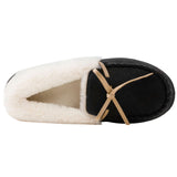 Sofora By Rockdoves Womens Sparkling Classic Moccasin Slippers Black 10M