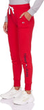 Tommy Jeans Womens Jogger Pants with Pockets T0KF0CBD Scarlet Red XL