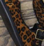 Universal Thread Leopard Print Flats with Buckle Strap Dark Brown / Black 9.5M