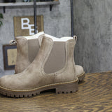 Cliffs By White Mountain Women's Mastery Chelsea Ankle Booties Sand Brown 7.5W