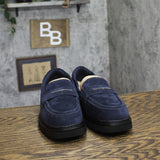 Clarks Suede Lauryl Step Loafer 26184351 Navy Blue 10W