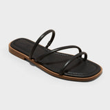 Universal Thread Women's Louie Strappy Slide Sandals 89885801 Black 9M