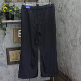 Joylab Womens Low-Rise Satin Tear Away Track Pants 94628892 Black / Tan L