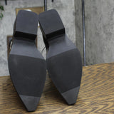 Wild Fable Giovanna Buckle Western Ankle Boots Memory Foam Insole Black 9.5M