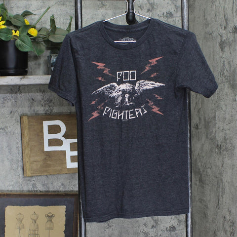 Six Fifty One Foo Fighters Short Sleeve T-Shirt Dark Gray See Measurements