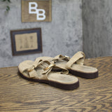 Universal Thread Ridge Sandals Buckle Strap 94822847 Taupe Brown 7M