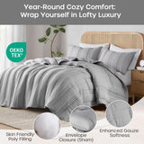 Urban Habitat Quilt Set Crinkled Channel Quilting Coverlet Set UH13-2523