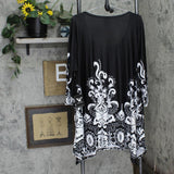 White Mark Womens Plus Yanette Tunic Top PS1301-08-3XL