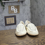 Baretraps Bridget Slip-On Boat Shoes Leather OR10026 Off White 9.5M