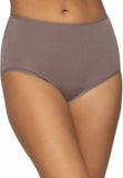 Felina Womens 8 Pack Cotton Modal Stretch Hi-Cut Brief Warm Animal Brown XL