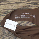 Calvin Klein Womens Invisibles Thong Underwear D3428 D3428 Chestnut Brown S