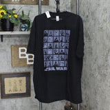 Star Wars Photoshoot Mens Tops Short Sleeve Tee Shirt Black XL Tall