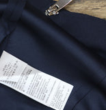 Calvin Klein Womens Stretch Crepe Zip Front Jacket 44C442G Dark Sapphire Blue XS