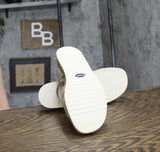 Dr. Scholl's Womens Island Glow Strappy Flat Sandal I4205S2 Light Gold 8M