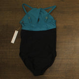 Beyond Control Swimwear Colorblock High Neck One Piece Swimsuit Blue Multi 12