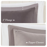 Madison Park Alternative Comforter Set 3M 3-Piece Charcoal / Grey Full / Queen