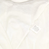 Ny Collection Womens Petite Short Bell Sleeve Slubbed Top Slubb White PM