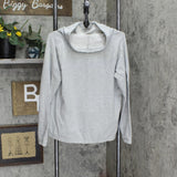 Gap Body Womens Cowl Neck Terry Neck Pullover Sweatshirt 1667a10aaa818e Gray M