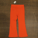 Epic Threads Toddler Girls Knit Flare Leg Fit Pants Orange 2T